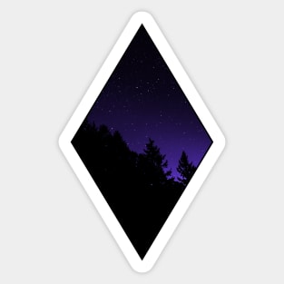 Starry Purple Sticker